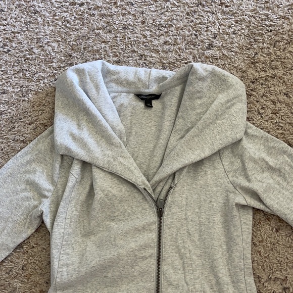 BR gray zip up jacket size M - Picture 2 of 4